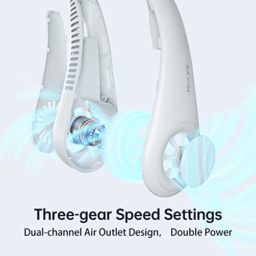 Portable Neck Fan, Hands Free Bladeless Fan