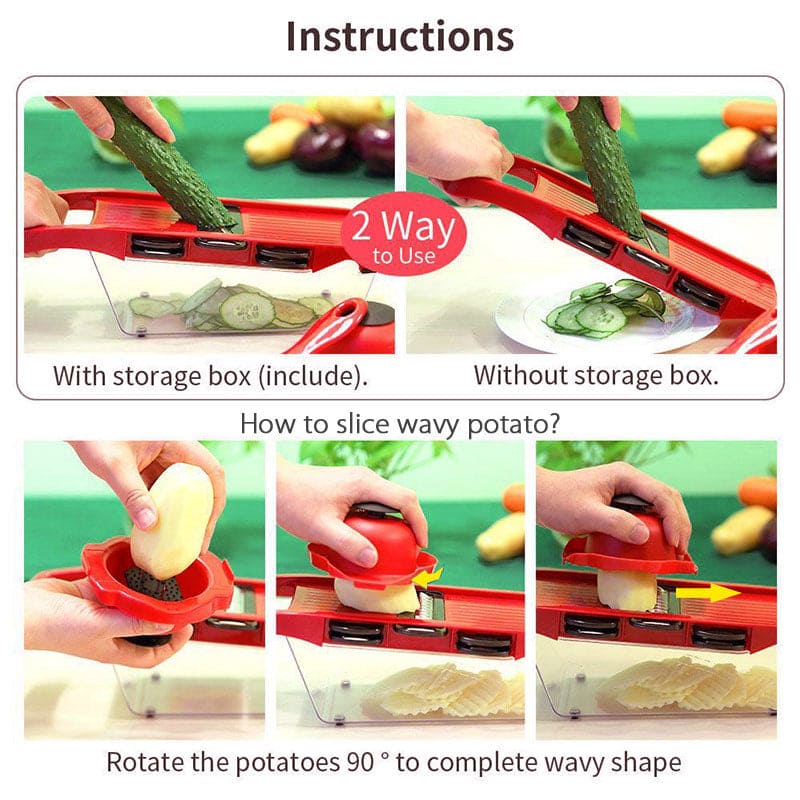 10 in 1 Vegatable And Fruit Cutter For cut the vegitables in easy way