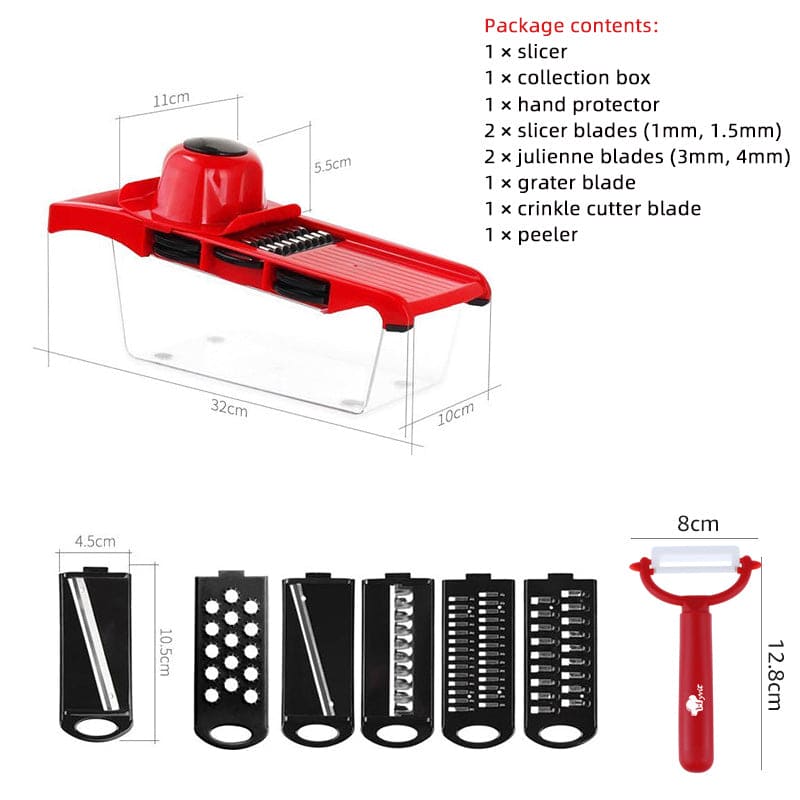 10 in 1 Vegatable And Fruit Cutter For cut the vegitables in easy way